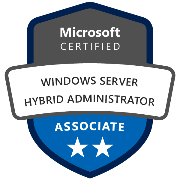 Windows Server Hybrid Administrator Associate